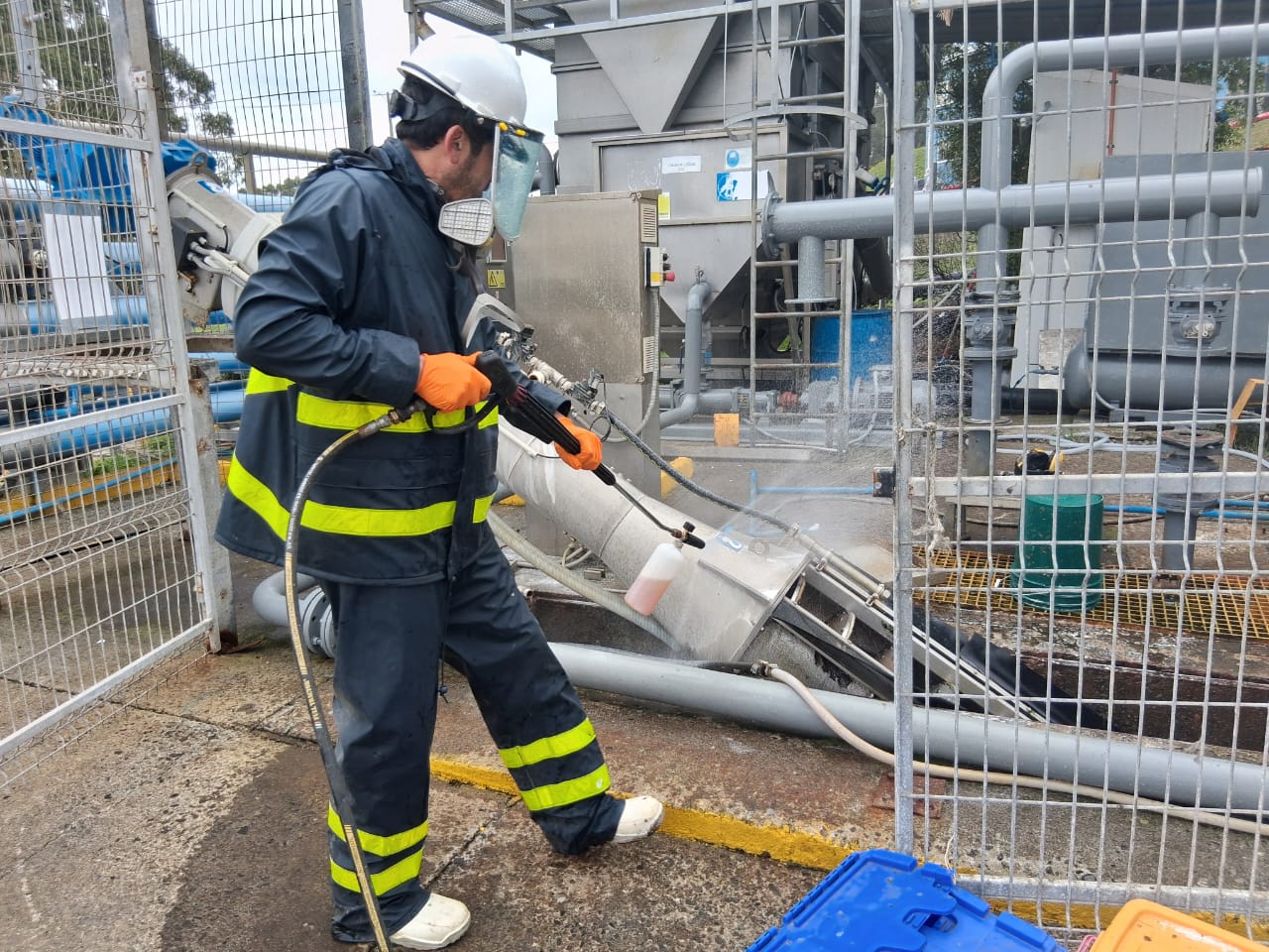 Mantenimiento preventivo en planta RILES – AquaChile